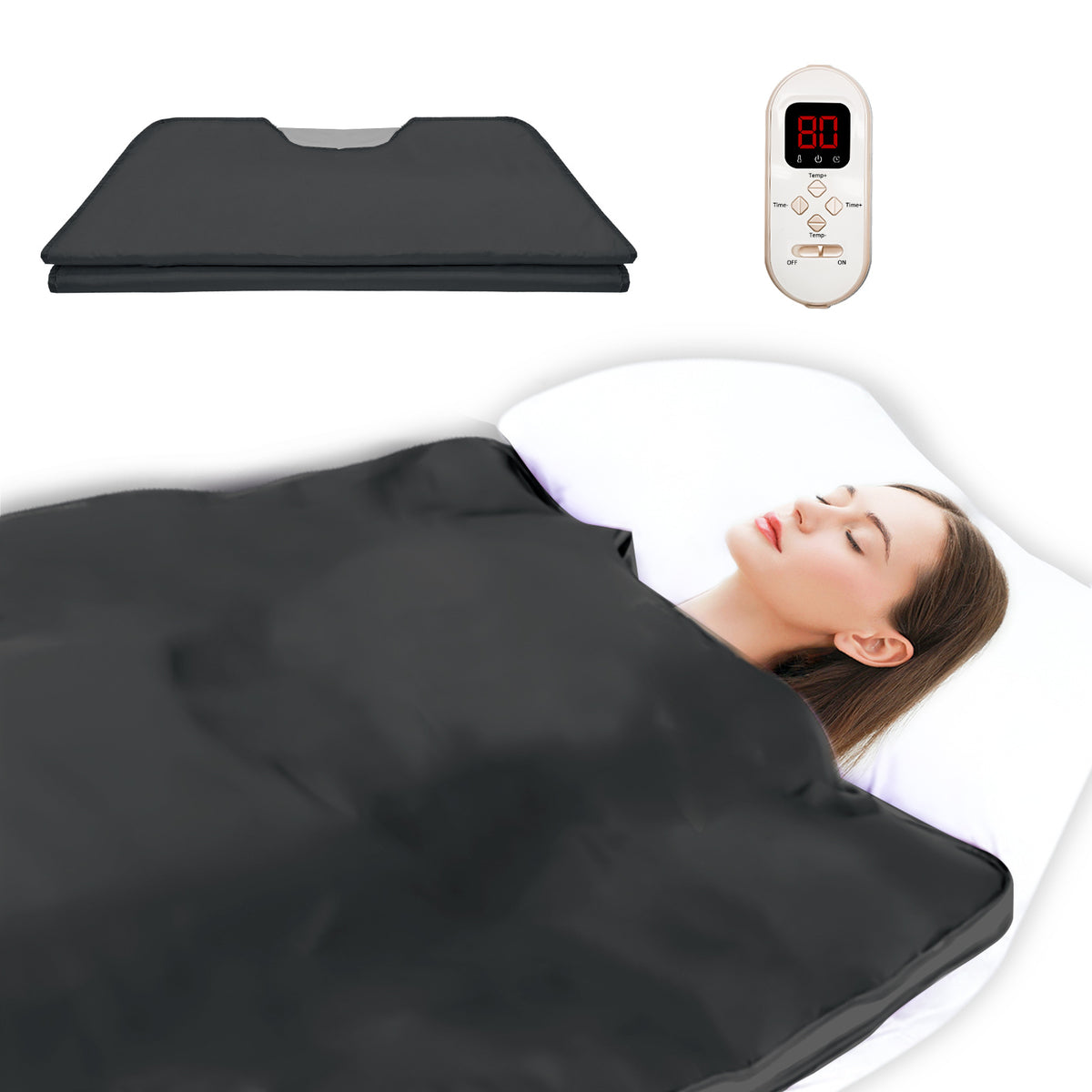 Far Infrared Sauna Blanket — Deep Heat Detox & Muscle Recovery