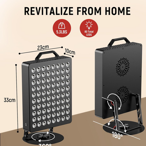 Red Light Therapy Recovery Panel — 660nm + 850nm Dual Wavelength