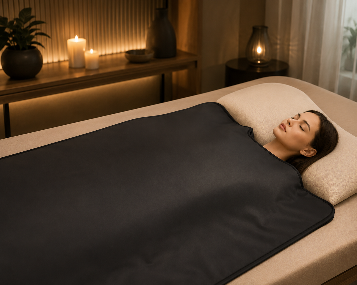 Far Infrared Sauna Blanket — Deep Heat Detox & Muscle Recovery