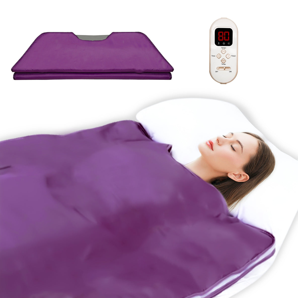 Far Infrared Sauna Blanket — Deep Heat Detox & Muscle Recovery