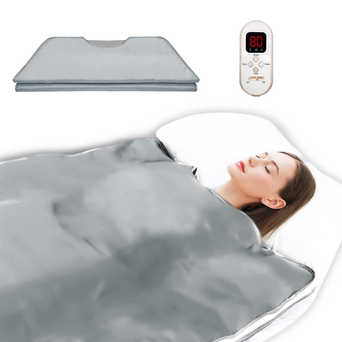 Far Infrared Sauna Blanket — Deep Heat Detox & Muscle Recovery